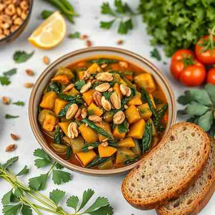 High-Protein Congolese Cassava Leaf Stew - Healthy Meal Prep Recipe